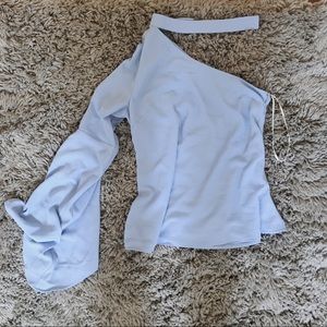 One shoulder Chocker Top